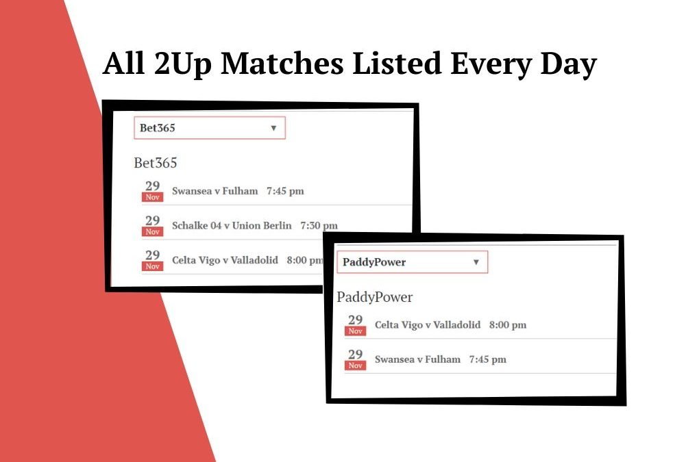 Daily Quick-List for Qualifying Matches (Two Up)