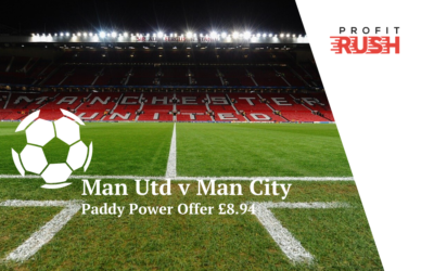 Paddy Power Money Back If Man City Beat Man United