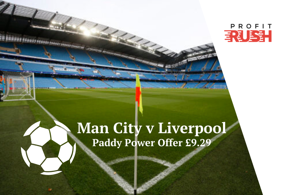 Paddy Power Money Back If Man City Beat Liverpool