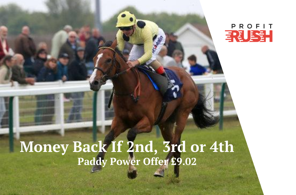 Money Back If Your Horse Finishes 2nd, 3rd or 4th (1-55pm Thirsk)