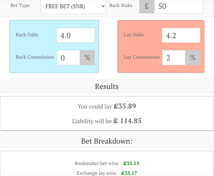 PSG Matched Betting